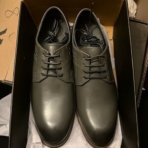NIB Thomas And Vine Mens Legion gray Oxford Shoes size 10